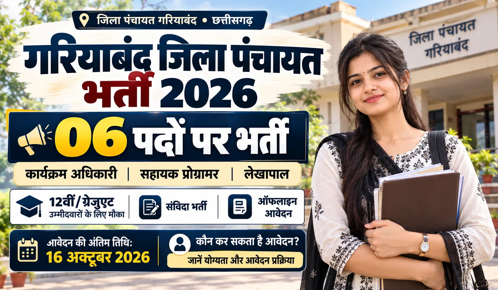 Gariaband Zila Panchayat Vacancy 2026